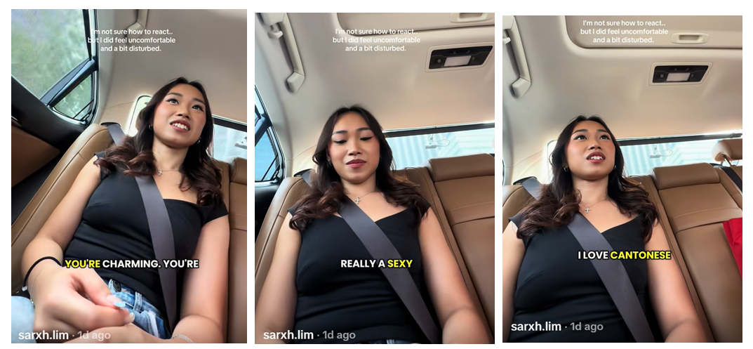 🚗 Creepy or Just Friendly? Grab Driver Suspended After Viral TikTok of “Inappropriate” Comments to 20-Year-Old Passenger
