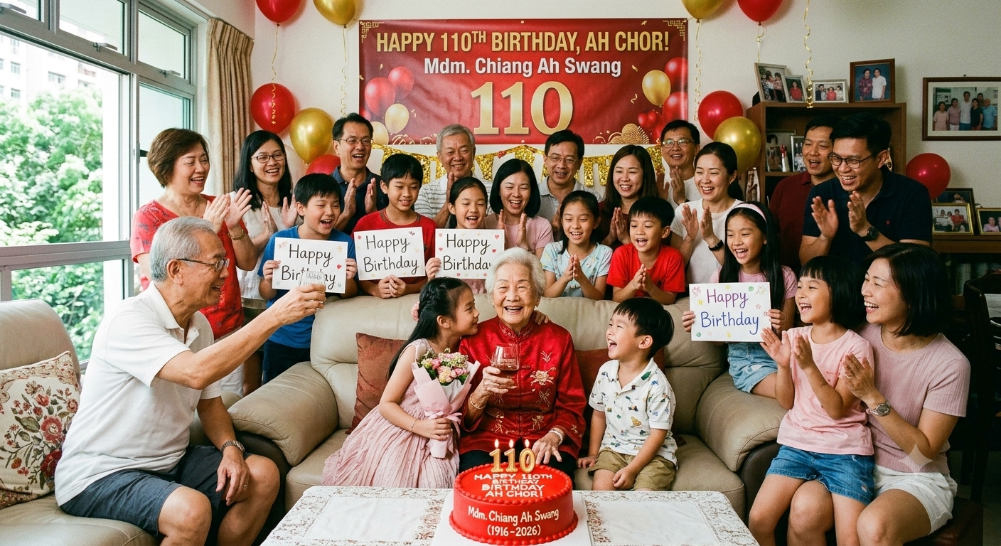 110 Years Old, Outsmarted WWII, and Chased Kids Down HDB Corridors: The Legend of Singapore’s Super-Ah Chor & Her Longevity Secret
