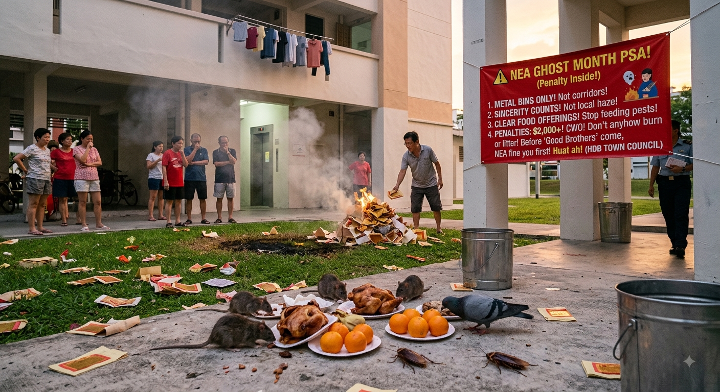 Huat Ah But Don’t Anyhowly Burn! NEA’s Ghost Month PSA Is Here!