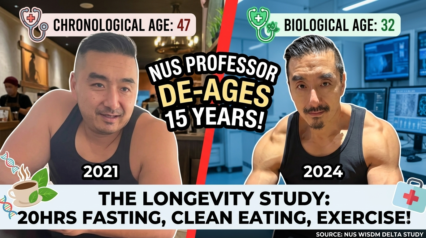 Can Drink Kopi and Turn Back Time? How an NUS Prof Cut 15 Years Off His Age!