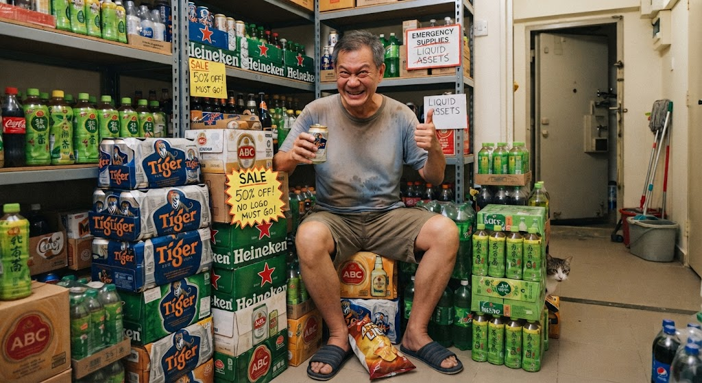 The Great Logo Panic: Why Your HDB Bomb Shelter Is About to Become a Discounted Beer Bunker