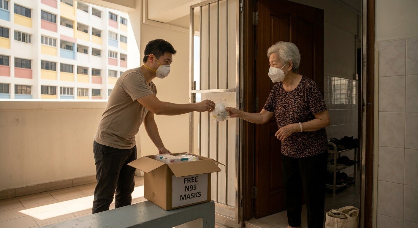 When Life Gives You Haze, Brew Kopi and Hand Out 3,000 N95 Masks: The Legend of “SG As One”