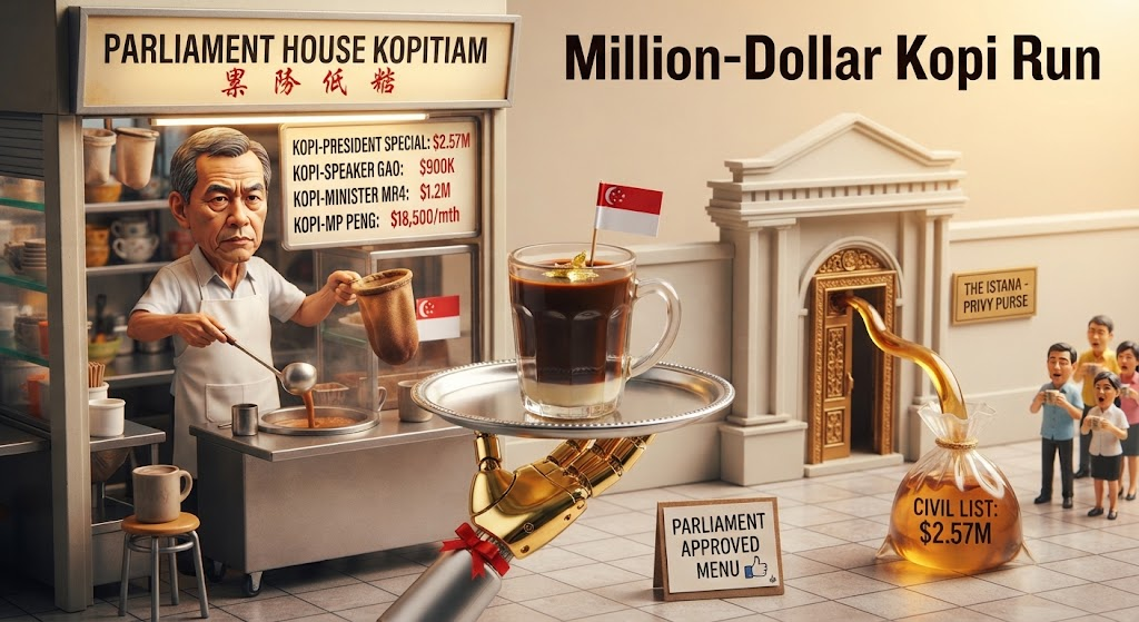 The Million-Dollar Kopi Run: How Parliament Just Ordered the Ultimate VIP Upgrade