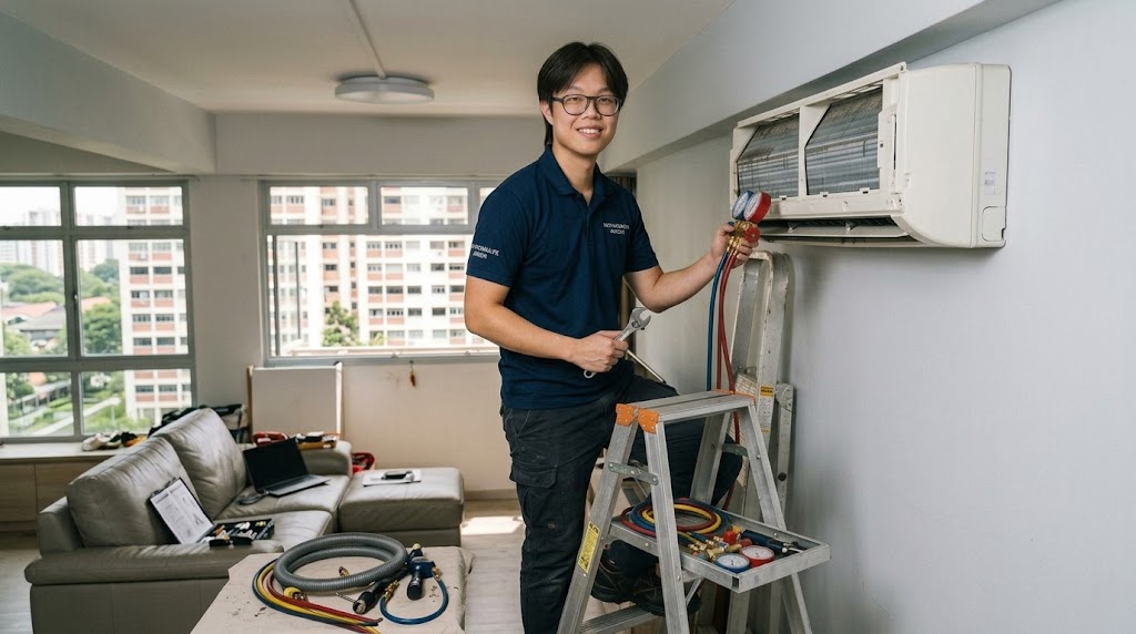 NUS First-Class Honours Double Major Grad Says ‘No Thanks’ To Corporate Life To Wash Aircon With His Dad