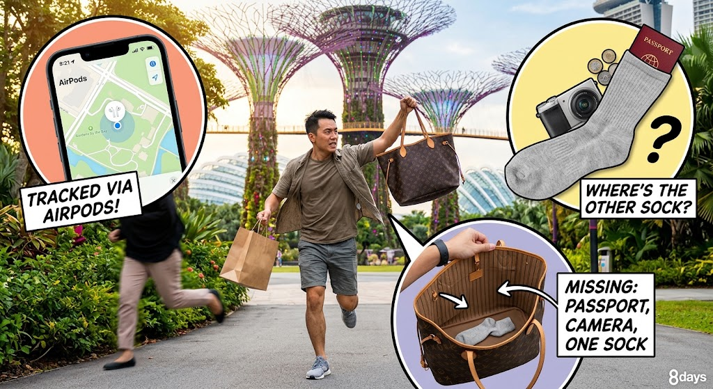 From Low-Crime Paradise to Action Movie: The Tale of the Stolen LV Bag and the Single Missing Sock