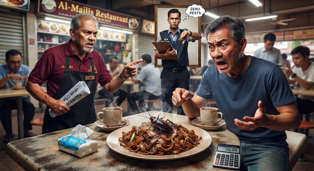 The Serangoon Char Kway Teow Cockroach Rap Battle That Shocked the Coffee Shop!
